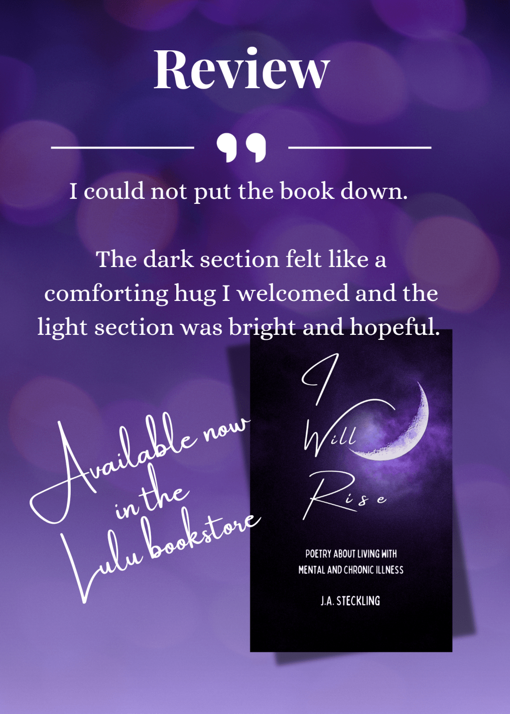 I Will Rise – Review by Author Samantha&nbsp;Tate