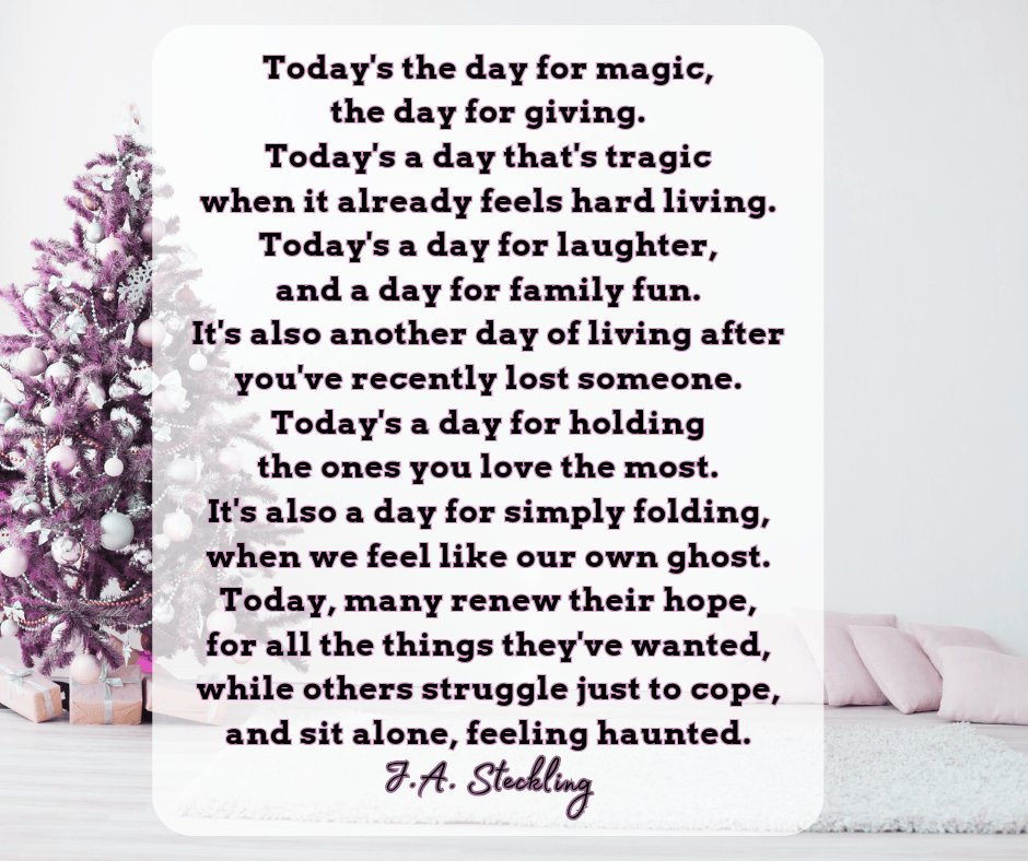 Poem: Holiday Grieving